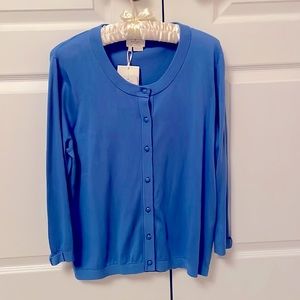 Kate Spade Caroline Cardigan in Morning-glory Blue